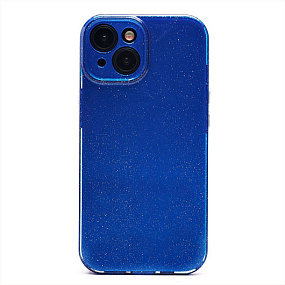 Кейс iPhone 15 силикон SC328 темно-синий