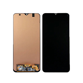 Дисплей для телефона Samsung M307F/M215F/M305/M315 (M30s/M21) в сборе с тачскрином Черный - (OLED)