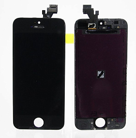 Дисплей для телефона iPhone 5 в сборе Черный - Оригинал