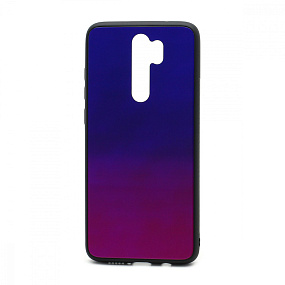Задняя накладка Xiaomi Redmi Note 8 Pro стекло Gradient (005) сине-фиолетовый
