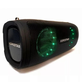 Колонка Hopestar A6 Party (Bluetooth/MicroSD/USB/FM/AUX/Microphone) 30W черный(УЦЕНКА)б/у,рем. платы