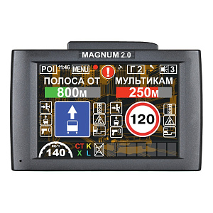ВидеоРегистратор Intego GPS Magnum 2.0+радар-детектор
