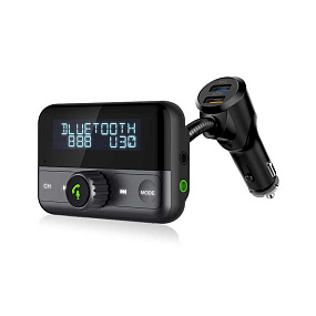 FM-модулятор BT-75s (Bluetooth, 2USB, LED дисплей,QC3.0)*