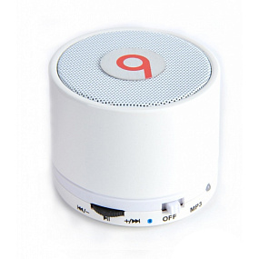 Колонка beatsbox Pill mini (Bluetooth/MicroSD/USB/FM/AUX) белая