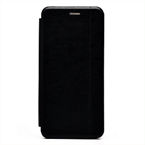 Чехол-книжка под кожу Honor X7c BC002 боковой флип черный