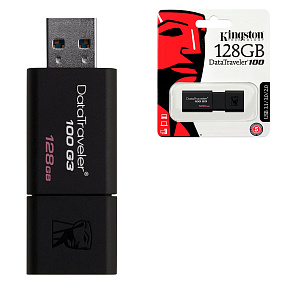 128Gb Kingston DT100-G3 черный 3.0