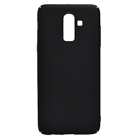 Задняя накладка для Samsung J810 Galaxy J8 (2018) пластик PC002 черный