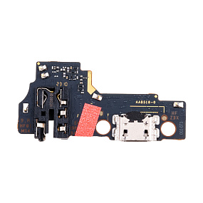 Шлейф Realme C33 (RMX3624) плата системный разъем/разъем гарнитуры/микрофон - Премиум