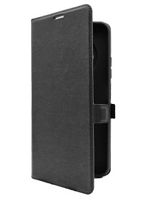 Чехол-книжка DF под кожу Tecno Spark 30C черный