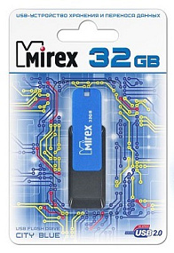 32Gb Mirex City синяя 2.0