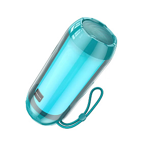 Колонка Borofone BR25 (Bluetooth/MicroSD/USB/FM/AUX) 5W бирюзовая(УЦЕНКА)повр.упак