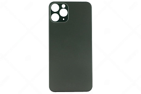 Задняя крышка iPhone 11 Pro Max (стекло) Зеленая - orig fabric