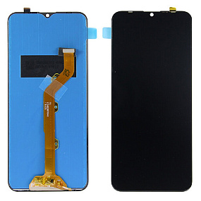 Дисплей для телефона Tecno Camon 12 в сборе с тачскрином Черный