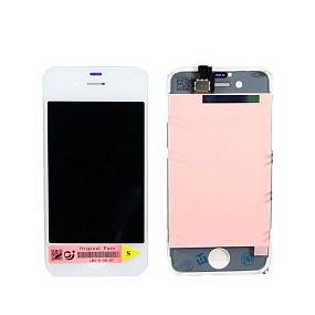 Дисплей для телефона iPhone 4S в сборе Белый - AA