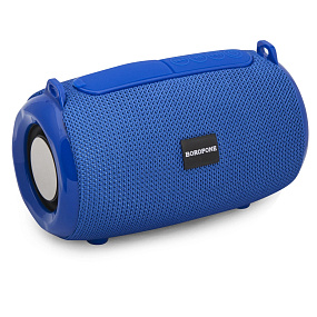 Колонка Borofone BR4 (Bluetooth/MicroSD/USB/FM/AUX) синий