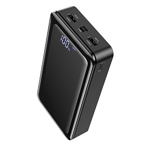 Портативное зарядное устройство Borofone BJ8 2USB/Micro/Type-C 30000mAh черный