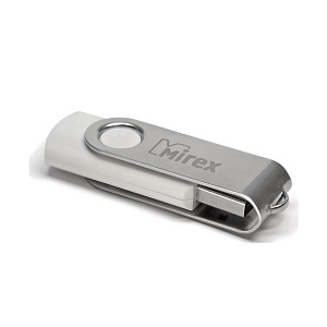 8Gb Mirex Swivel белая 2.0