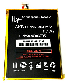 АКБ ORIG для телефона Fly BL7207 IQ4511 тех. упаковка