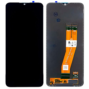 Дисплей для телефона Samsung A025F (A02s) модуль Черный - Оригинал (GH81-20118A)