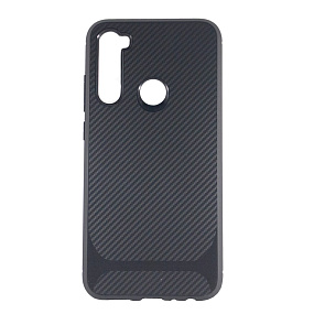 Силиконовый чехол Xiaomi Redmi Note 8/Redmi Note 8 (2021) SC149 карбон черный