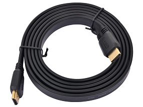 Кабель HDMI (папа) - HDMI (папа) 1,4V 1.8m плоский