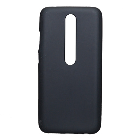 Силиконовый чехол Xiaomi Redmi 8 матовый черный