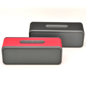 Колонка GS-805 (Bluetooth/MicroSD/USB/FM/AUX) красный