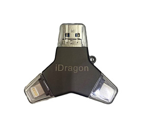 128Gb USB флеш для Apple/Android U16A (lighting, type-c) 3.0