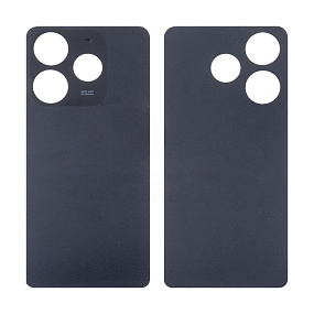 корпус для телефона Tecno Spark 10 Pro (Kl7) Черный задняя крышка