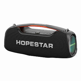 Колонка Hopestar A60 (Bluetooth/USB/Type-C/AUX/TF/TWS/P.bank) 100W черный(УЦЕНКА)дефект корпуса