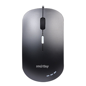 Мышь проводная SmartBuy SBM 288 черная (бесшумная)