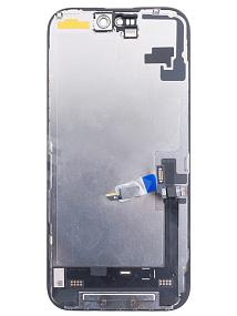 Дисплей для телефона iPhone 16 в сборе Черный - (Soft OLED, Full HD) (с верификацией = с привязкой б