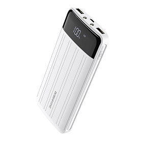 Портативное зарядное устройство Borofone BT21A 2USB/Micro 20000mAh белый