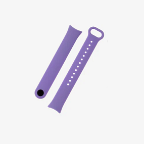 Ремешок силиконовый для браслета Xiaomi Mi Band 8 фиолетовый (036)