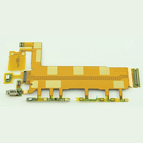 Шлейф Sony D6603 (Z3) на кнопки громкости/включения/камеры/микрофон/вибро