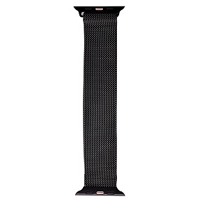 Ремешок для Apple Watch W25 42/44/45/49 mm миланская петля магнит черный