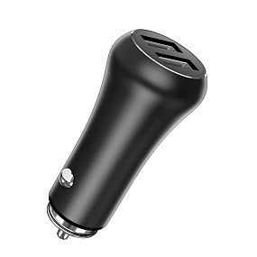 АЗУ-USB TFN Rapid PD04 2 выхода 2.4A+QC 30W черный