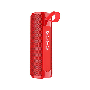 Колонка Borofone BR1 (Bluetooth/MicroSD/USB/FM/AUX) 10W красная