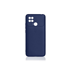 Силиконовый чехол Xiaomi Poco C40 DF синий