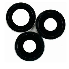 Стекло камеры iPhone 12 Pro (комплект 3 шт.) Черное