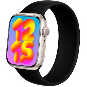 Ремешок Apple Watch Solo Loop Silicone 42/44/45mm (S) черный