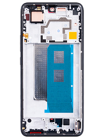 Дисплей для телефона Xiaomi Poco F5 Pro (23013PC75G) модуль с рамкой Черный - Оригинал