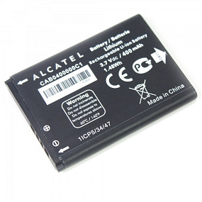 АКБ ORIG для телефона Alcatel CAB040000C1 (990) тех. упаковка