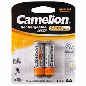 Аккумулятор AA Camelion 2300mAh 2BL 1шт