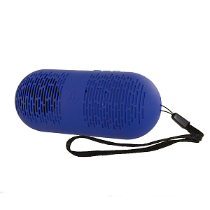 Колонка beatsbox Pill mini (Bluetooth/MicroSD/USB/FM/AUX) синяя