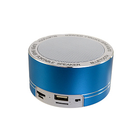 Колонка YX-A11 (Bluetooth/MicroSD/USB/FM/AUX) синяя