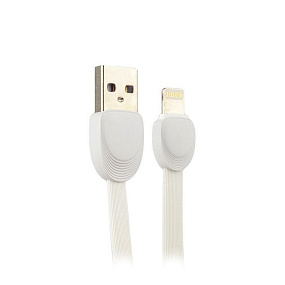 Дата кабель lightning - USB Remax Shell RC-040i плоский 1м белый