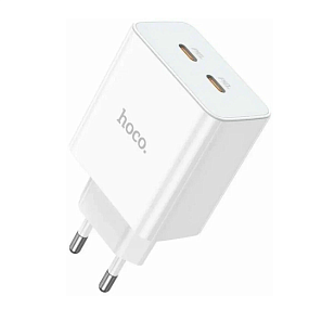 СЗУ-2Type-C Hoco C108A 35W QC3.0 белый(УЦЕНКА)б/у, потертости