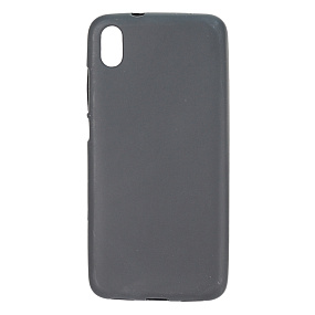 Силиконовый чехол Xiaomi Redmi 7A матовый черный