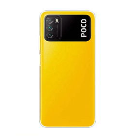 Силиконовый чехол Xiaomi Poco M3 прозрачный
